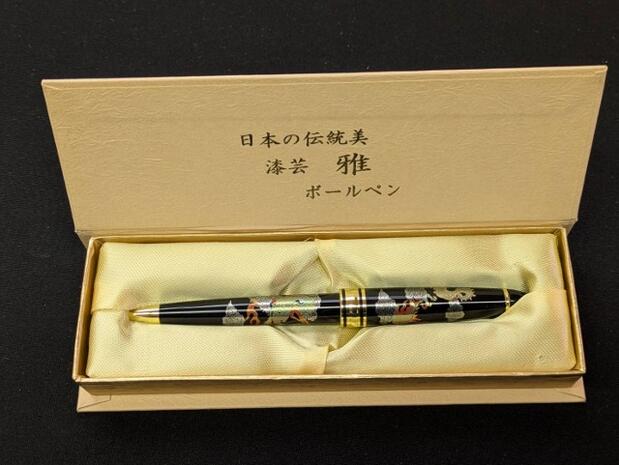 漆芸ボールペン　「龍」　化粧箱入